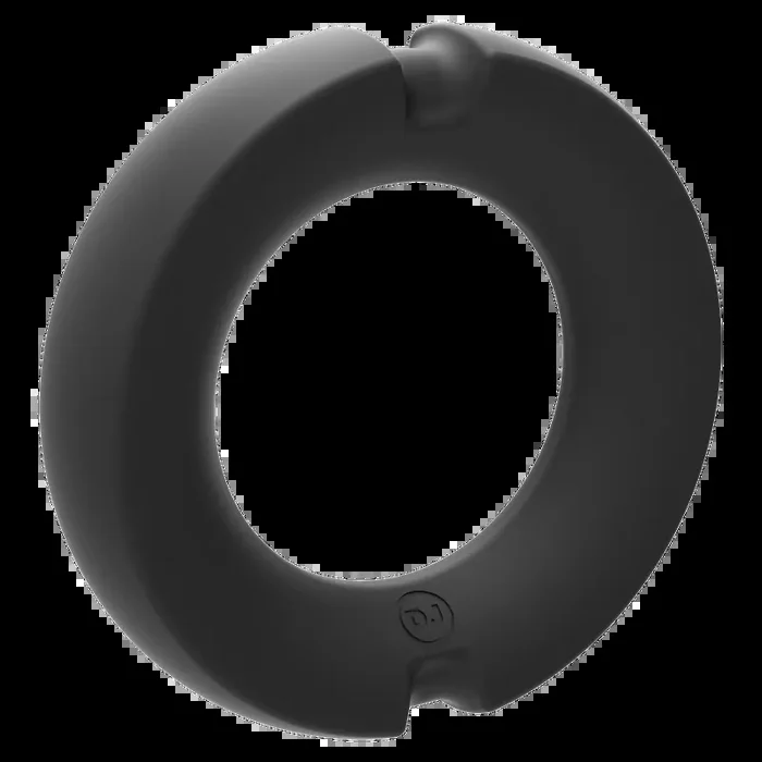 The Paradox – Silicone/Metal Cock Ring – 45mm – Black