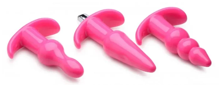 Thrill Trio Analplug – 3-teiliges Set- Rosa