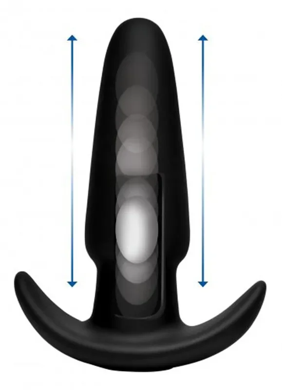 Thump-It Curved Buttplug aus Silikon – Medium