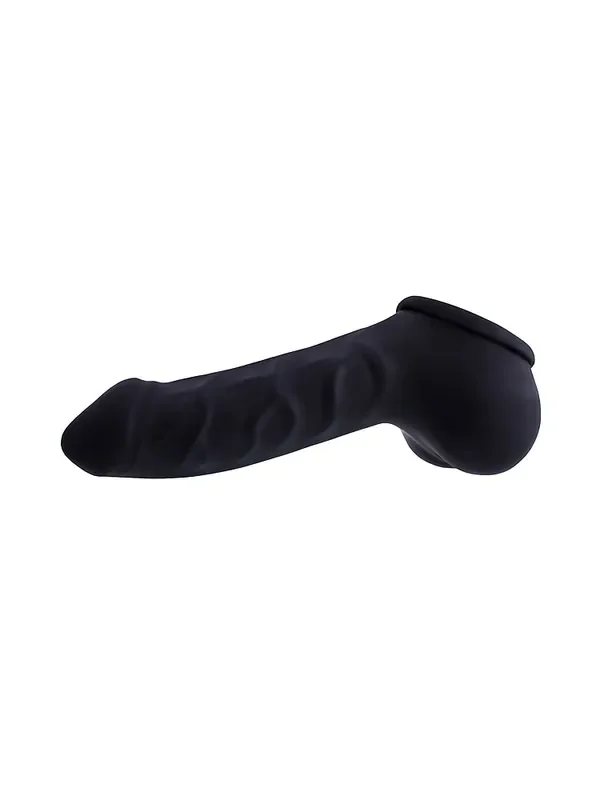 Toylie Carlos Latex-Penis-Hodenhülle, schwarz