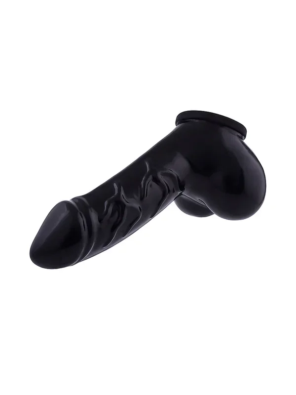 Toylie Danny: Latex-Penis-Hodenhülle, schwarz
