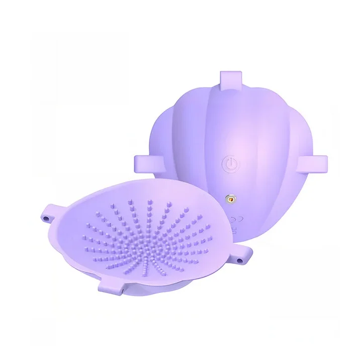 Tragbarer Shell-Design Nippelvibrator mit APP-Steuerung & verstellbaren Riemen