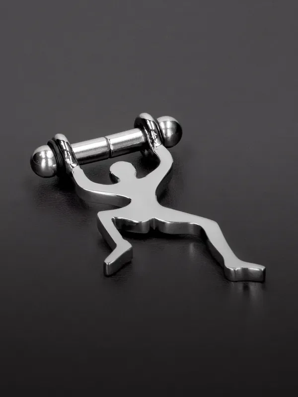 Triune Climbing Man Magnetic Nipple Pinchers Edelstahl-Magnet-Nippelclips