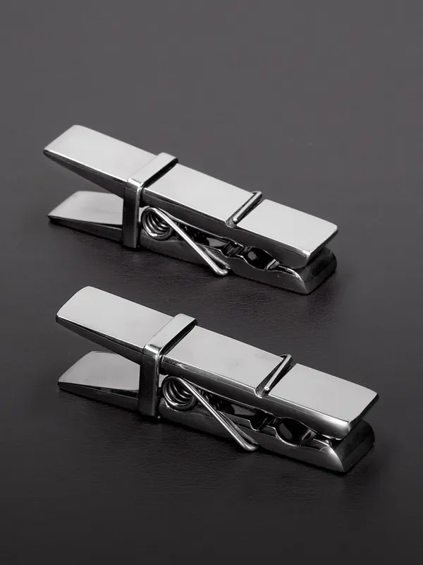 Triune Clothespin Nipple Clamps Edelstahl-Nippelklemmen