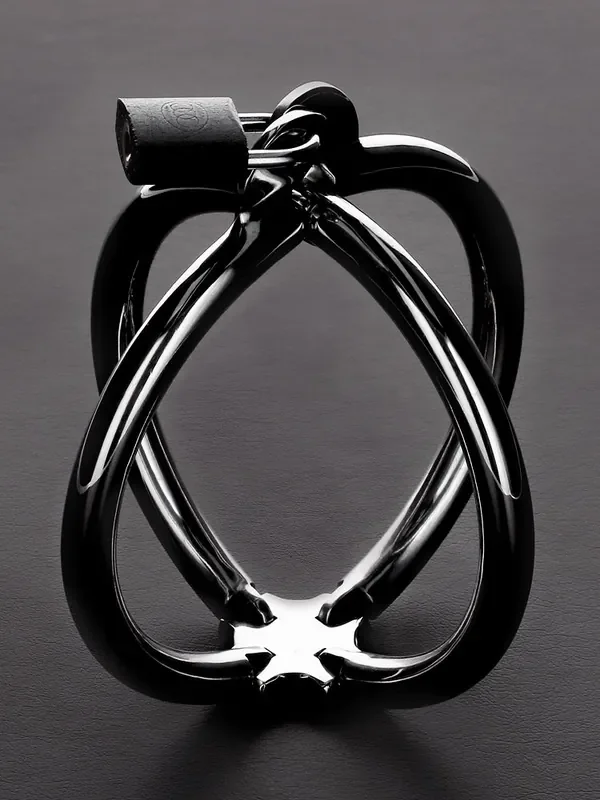 Triune Criss Cross Hand Restraint Edelstahl-Handfessel