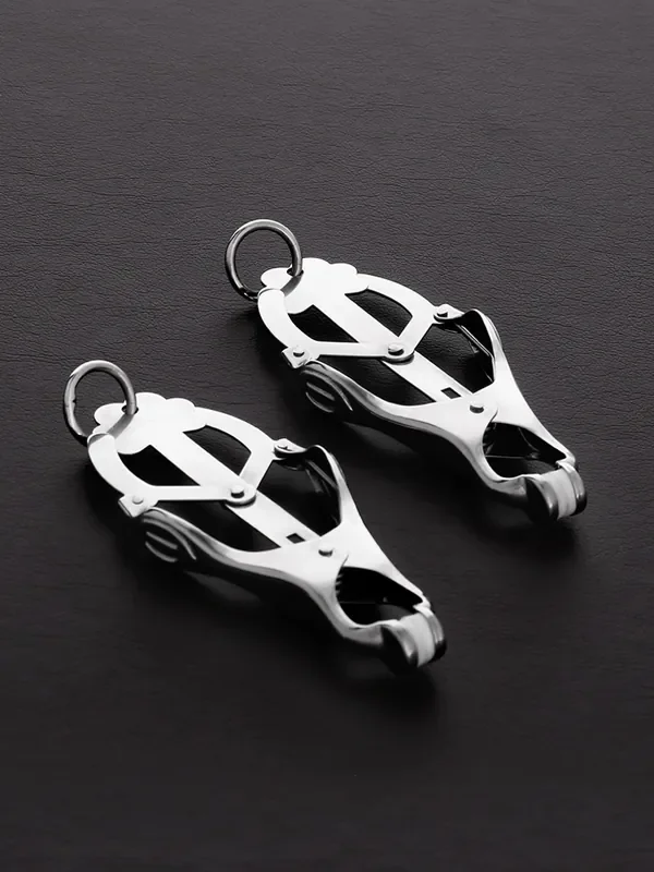 Triune Squeezer Teaser Clover Nipple Clamps Edelstahl-Nippelklemmen