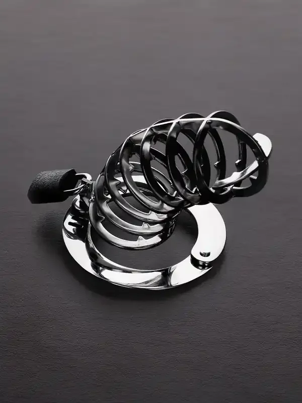 Triune The spiked Chastity Cage Edelstahl-Peniskäfig mit Spikes