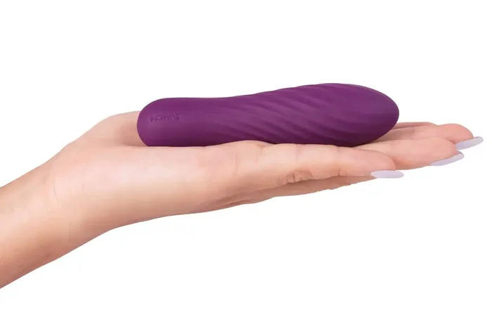 Tulip Turbo Minivibrator mit Rillendesign für prickelnde Momente unterwegs