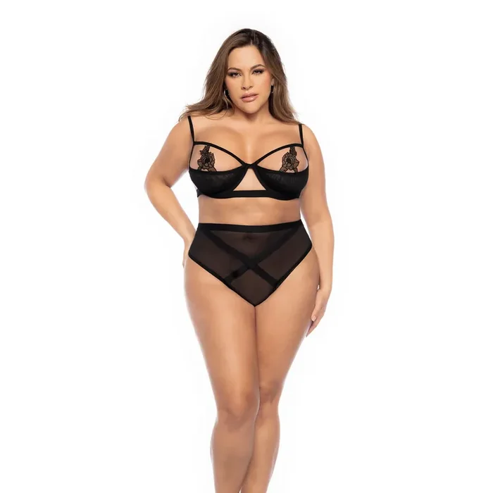Two Piece Set – 1/2X – Black