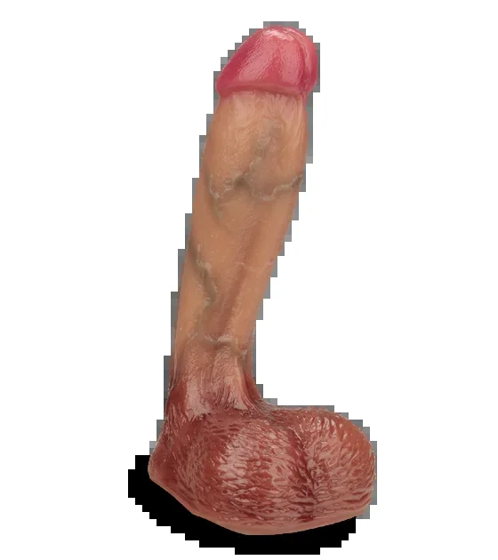 Ultrarealistischer Saugnapf-Dildo aus Silikon Lino
