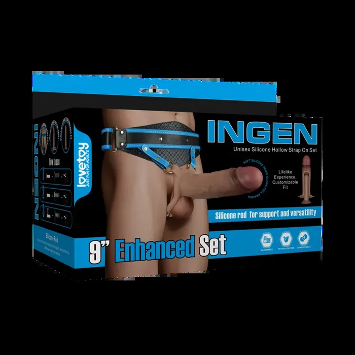 Umfangreiches Strap-On-Set – Nude – 9