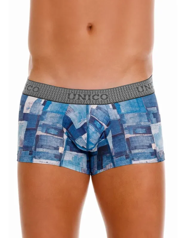 Unico Trozo Mini Boxer, blau/grau