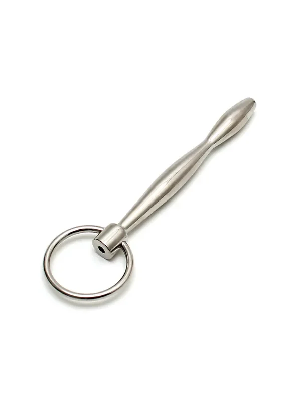 Urethral Plug Hollow with Ring Edelstahl-Dilator (hohl), silber