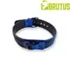 Veganes Puppy-Halsband – Schwarz/Blau