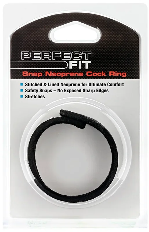 Verstellbarer Cockring Neopren 4 Druckknöpfe