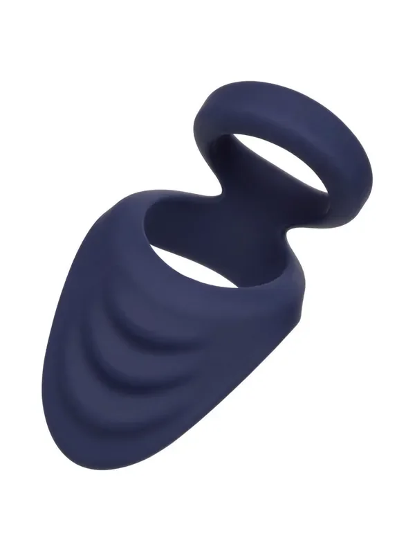 Viceroy Perineum Dual Ring Cockring, blau