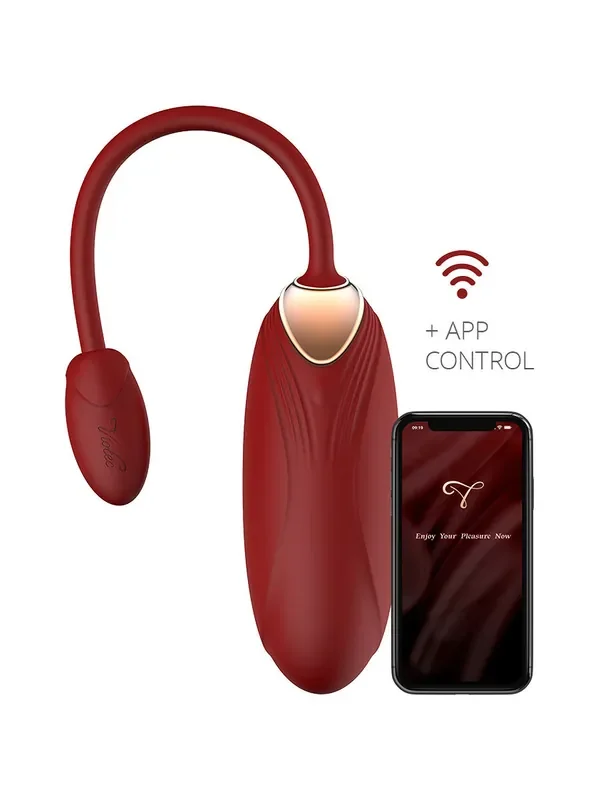 Viotec Oliver Pro Vibrator mit App-Steuerung, gold/weinrot
