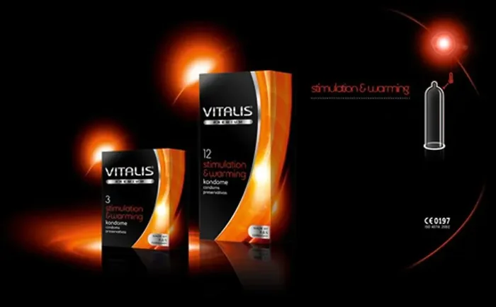 VITALIS – Stimulation & Warming Kondome – 3 Stück
