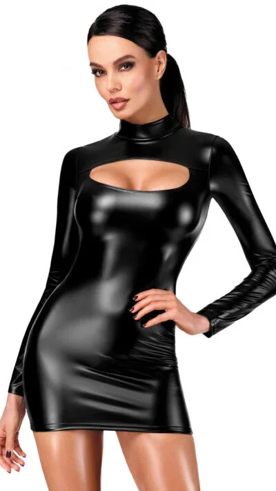 Vixen Minikleid Schwarz