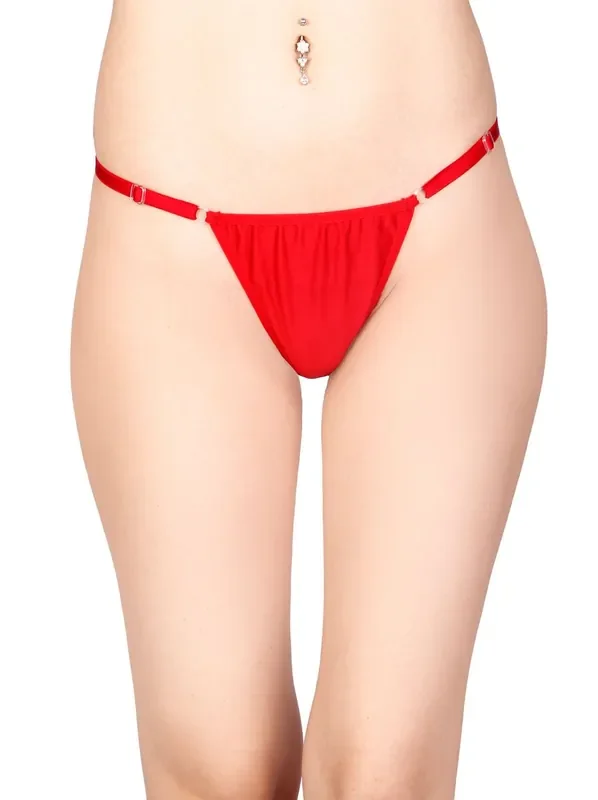 Vixson verstellbarer klassischer Stringtanga – rot