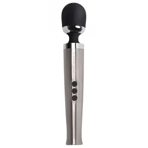 Wand Die Cast Rechargeable – 29 cm, Kopf 51 mm, Grau