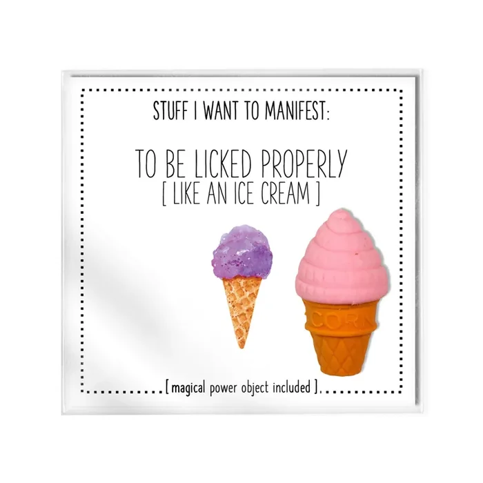 WARM HUMAN – Manifest-Karte – To Be Licked Properly