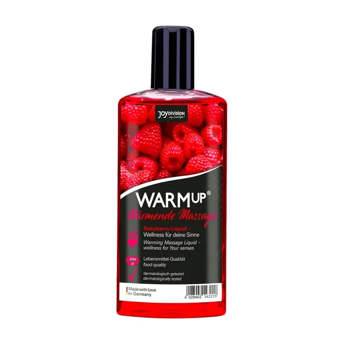 WARMup – Flavored Warming Lubricant – Raspberry – 5 fl oz / 150 ml
