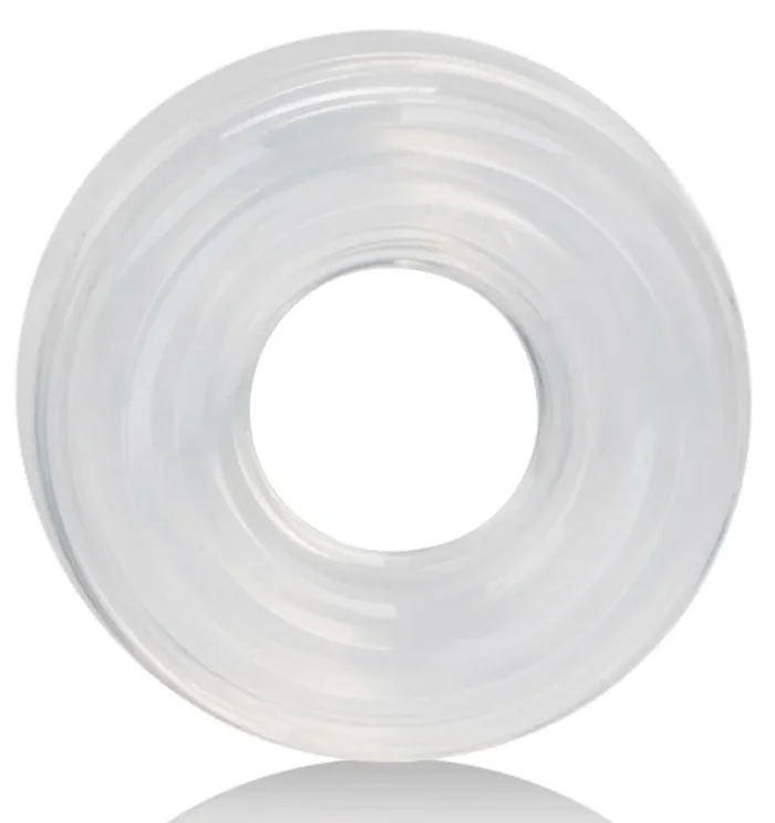 Weicher Cockring Dehnbar Klar 17mm