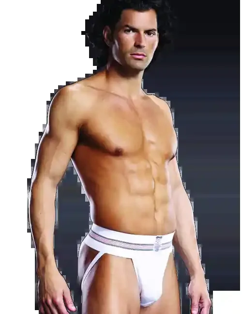 Weisser Jock Strap String