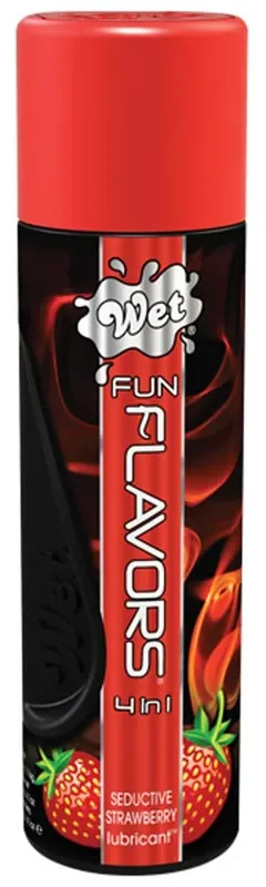 Wet® Fun Flavors® 4-in-1 Gleitgel Seductive Strawberry