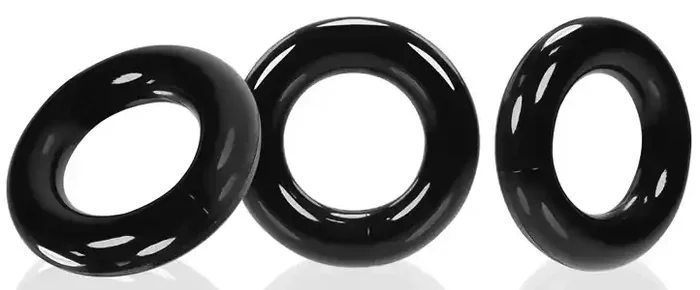 Willy Rings Cockrings 3er-Set Schwarz