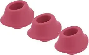 Womanizer Ersatzkappen für Premium – Größe M – Himbeere – 3-teilig