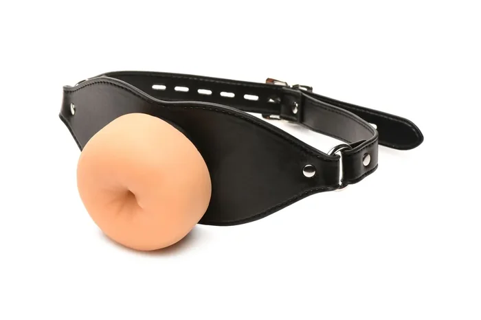 XR Brands – Ass Face Mundgag – Beige
