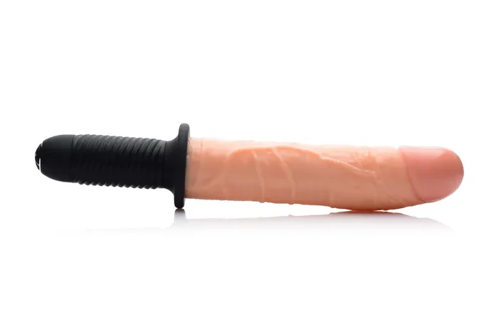 XR Brands – Onslaught 13 Mode XL Flesh Dildo – Beige