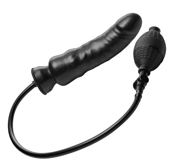 XR Brands – Renegade Aufblasbarer Dildo – Schwarz