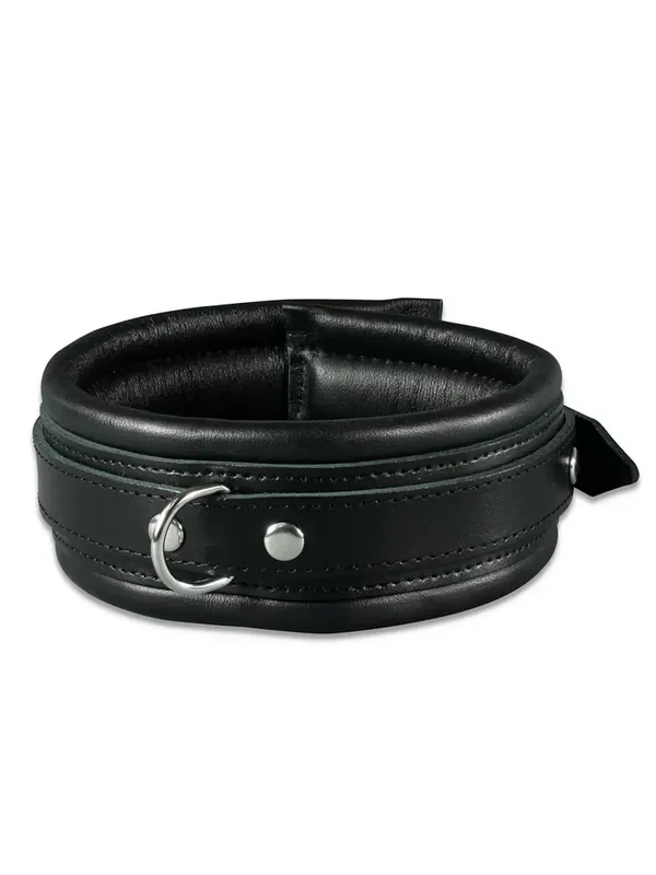 Xx-DreamsToys Leder-Halsfessel, schwarz