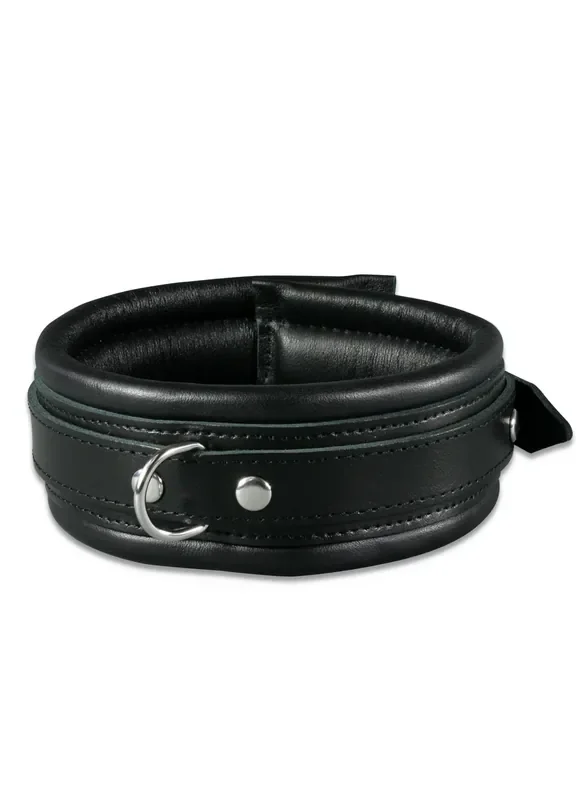 XX-DREAMSTOYS Leder-Halsfessel schwarz