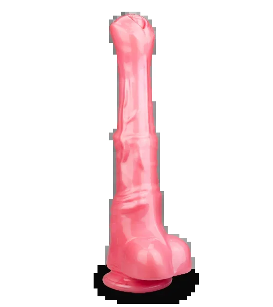 XXXL-Pferdedildo mit Saugnapf