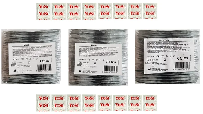 YOSI Markenkondome – verschiedene Sorten, Mengen und Größen zur Auswahl