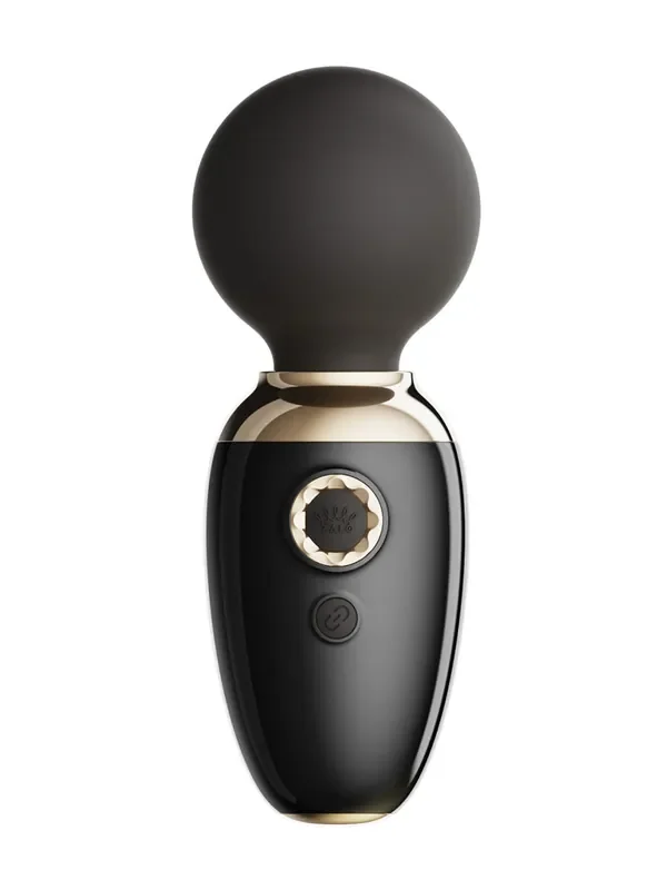 Zalo Ava Smart Mini Wand Vibrator mit Wärmefunktion, schwarz