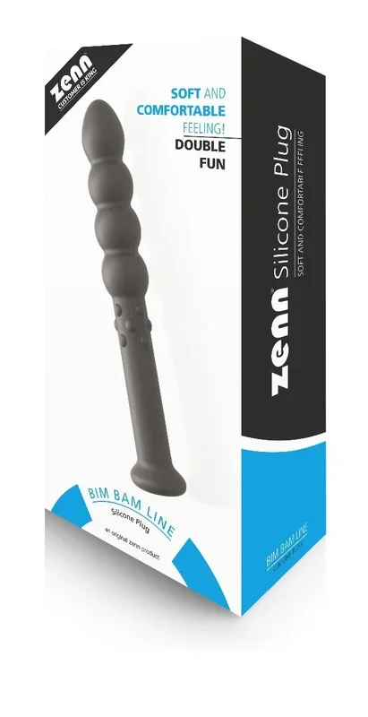 Zenn Silicone Dildo & Plug black
